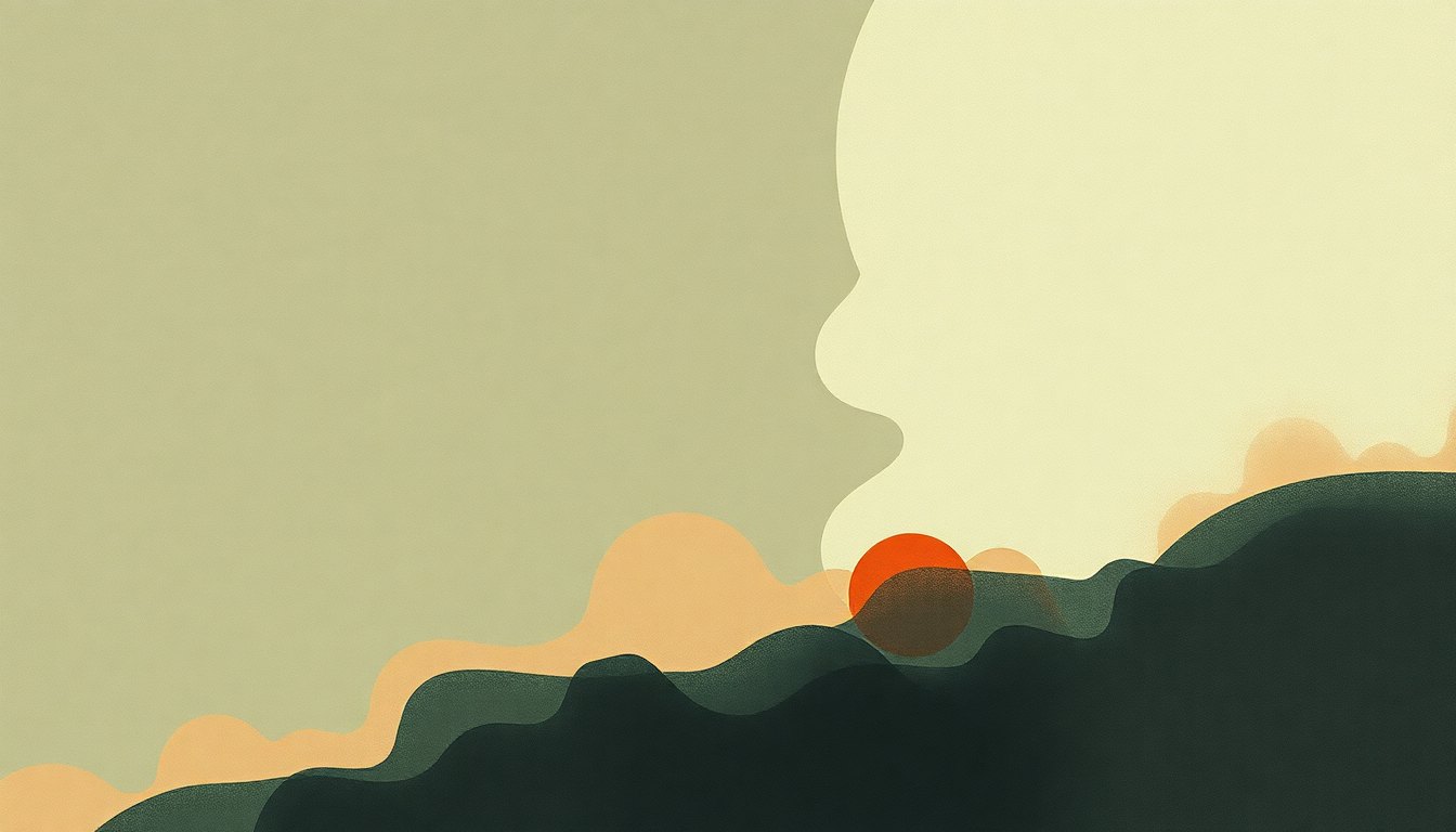 Fan-driven abstract illustration evoking the emotional arc of Play Dead by Björk