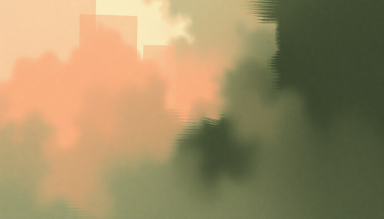 Fan-driven abstract illustration evoking the emotional arc of Please by U2