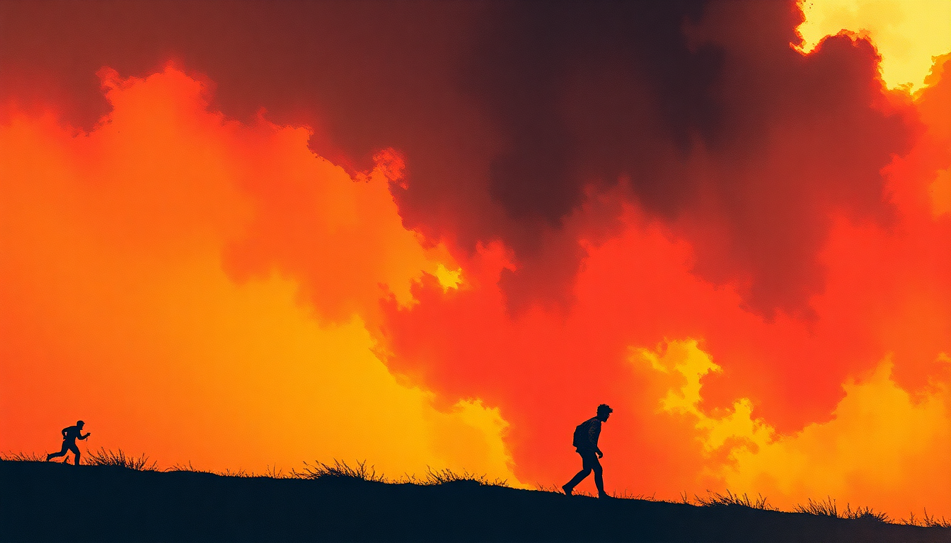 Fan-driven abstract illustration evoking the emotional arc of Police and Thieves by The Clash