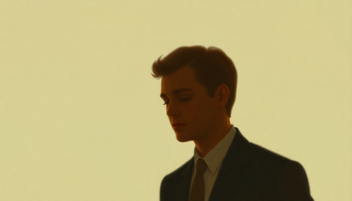 Fan-driven abstract illustration evoking the emotional arc of Polka Dots and Moonbeams by Bill Evans