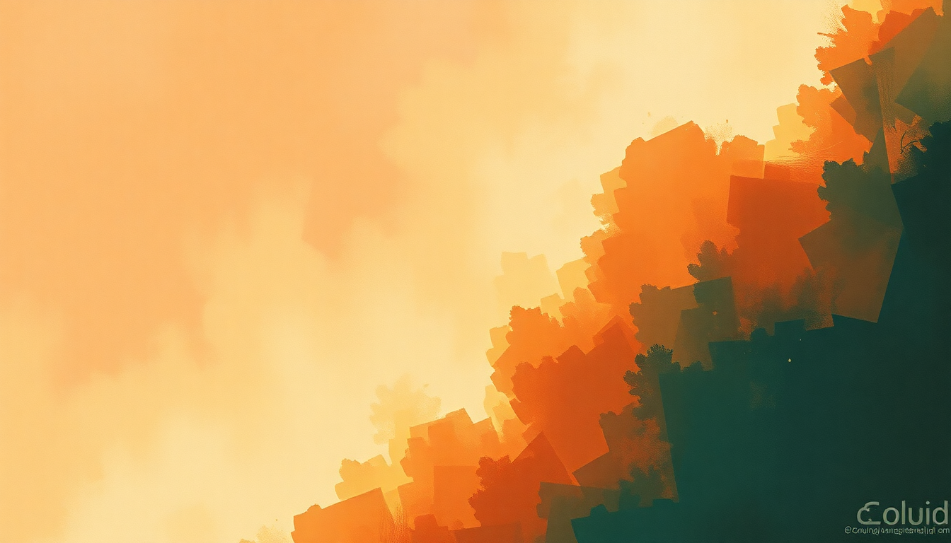 Fan-driven abstract illustration evoking the emotional arc of Polonaise in A Major by Frédéric Chopin