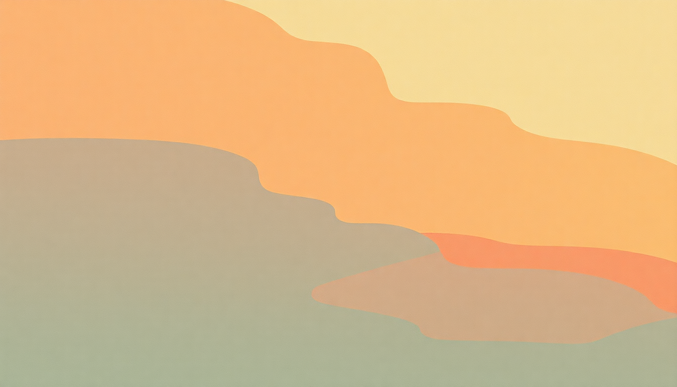 Fan-driven abstract illustration evoking the emotional arc of Pony Boy by Allman Brothers Band