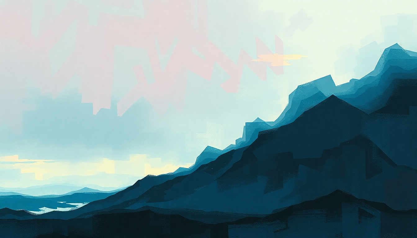 Fan-driven abstract illustration evoking the emotional arc of Porcelina of the Vast Oceans by The Smashing Pumpkins