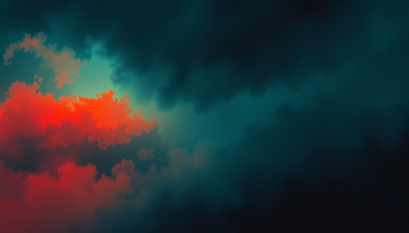 Fan-driven abstract illustration evoking the emotional arc of Pornography by The Cure