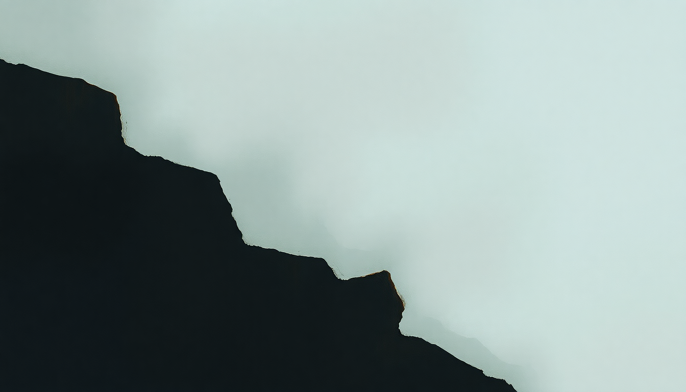Fan-driven abstract illustration evoking the emotional arc of Postcards by Faithless