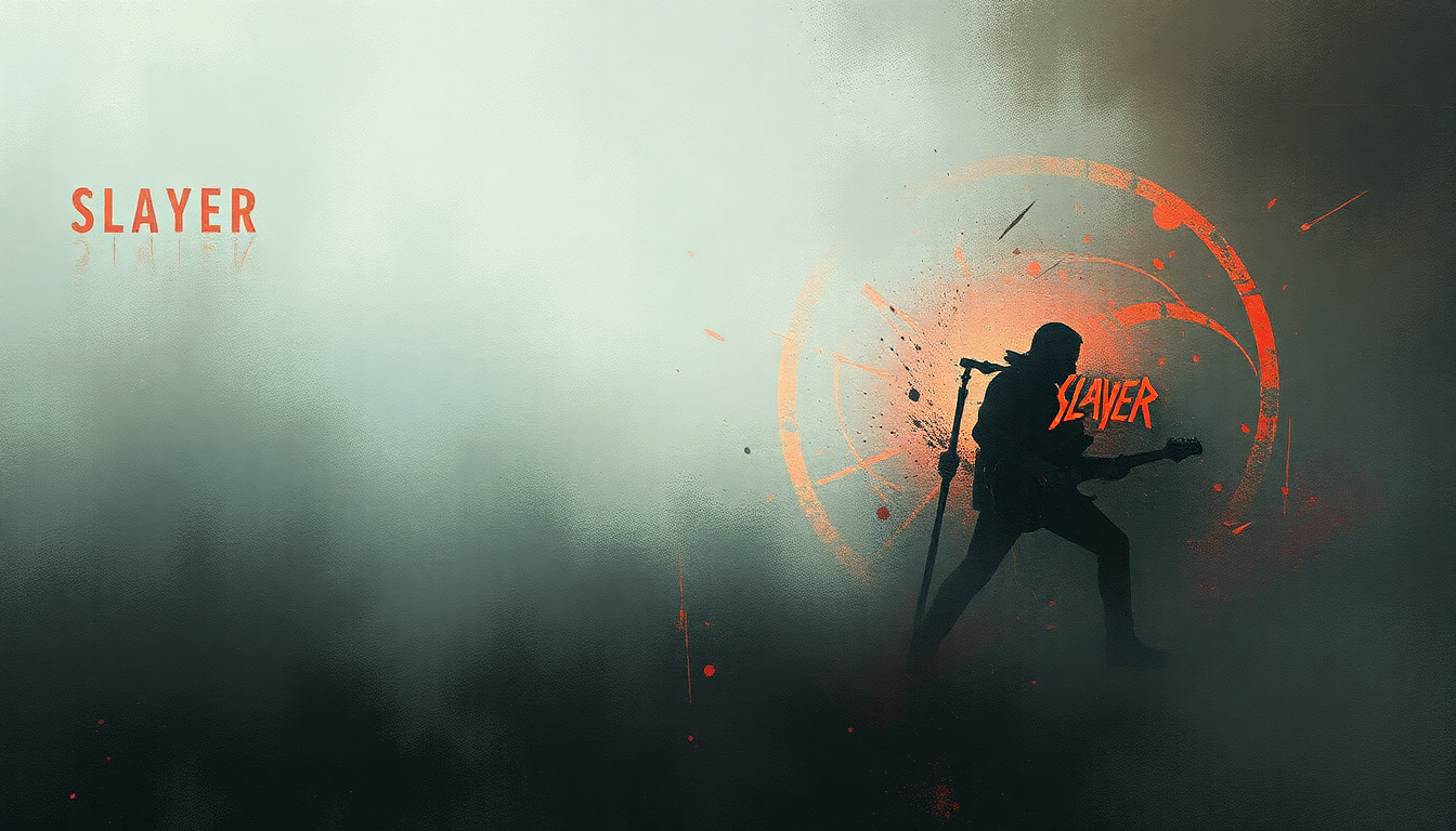 Fan-driven abstract illustration evoking the emotional arc of Postmortem by Slayer