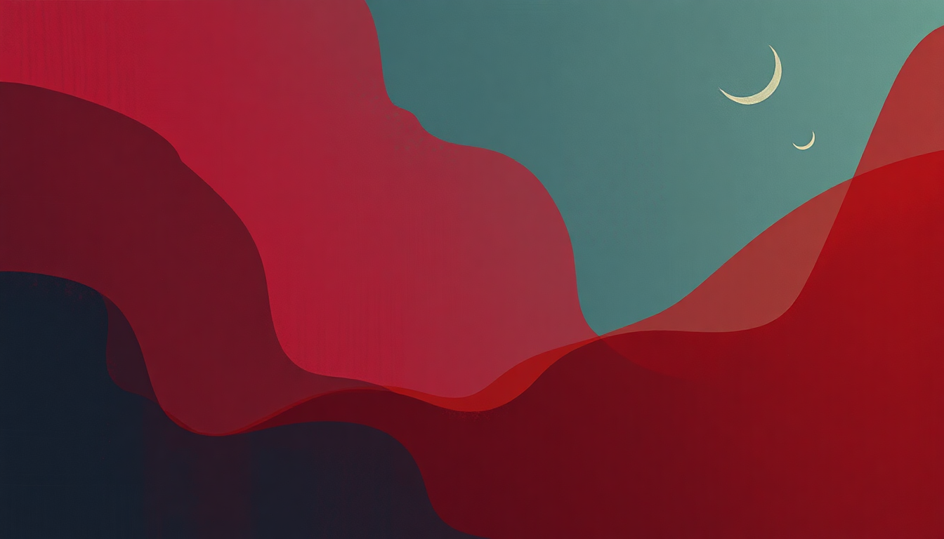Fan-driven abstract illustration evoking the emotional arc of Pray for Me by Anthony Hamilton