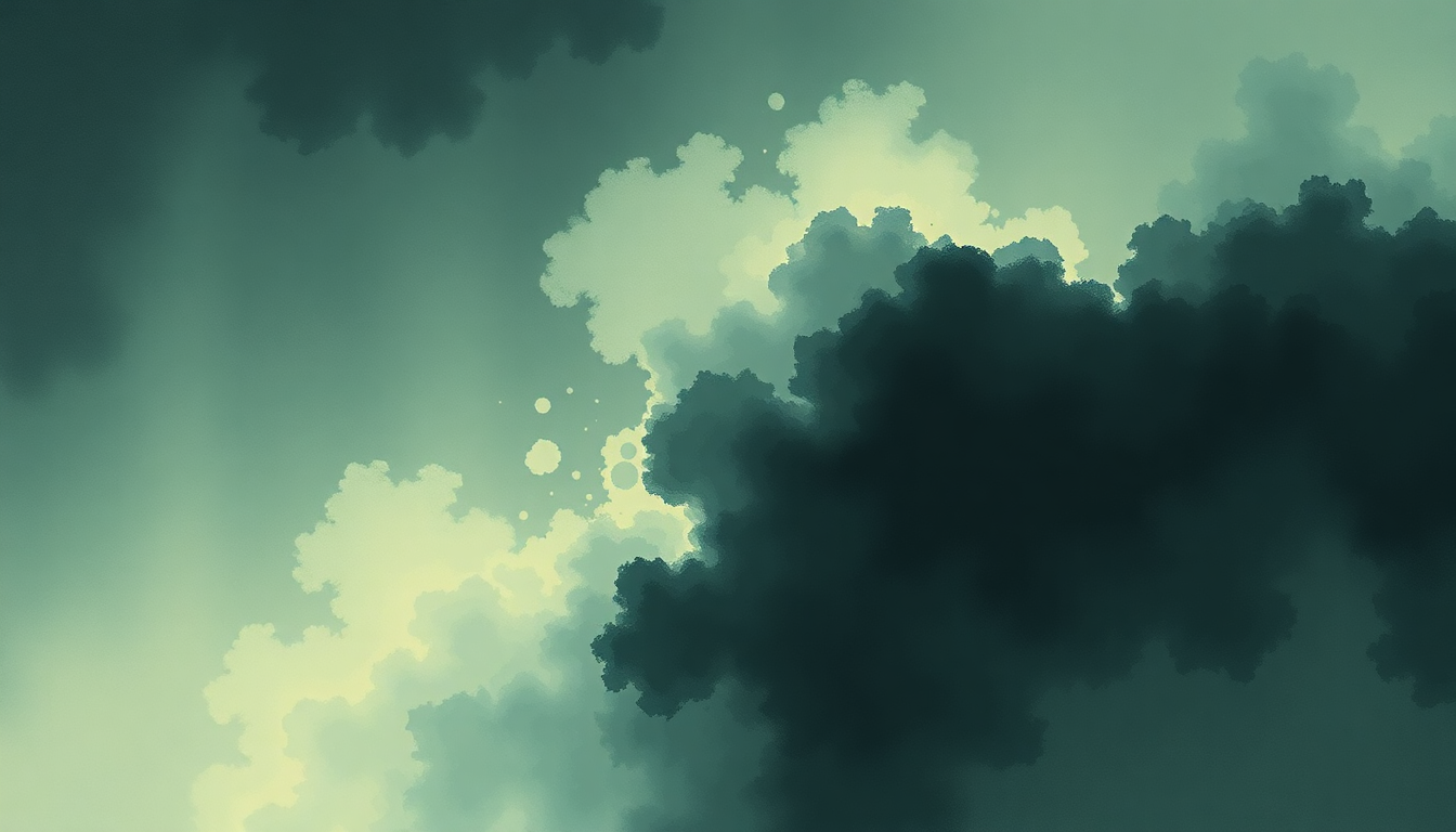 Fan-driven abstract illustration evoking the emotional arc of Praying by Kesha