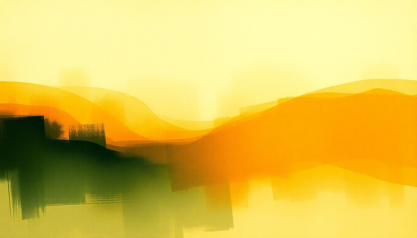 Fan-driven abstract illustration evoking the emotional arc of Prelude and Fugue in G Major, BWV 860 by Johann Sebastian Bach