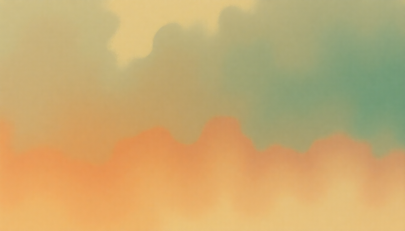 Fan-driven abstract illustration evoking the emotional arc of Prelude in D-flat Major, Op. 28 No. 15 'Raindrop Prelude' by Frédéric Chopin