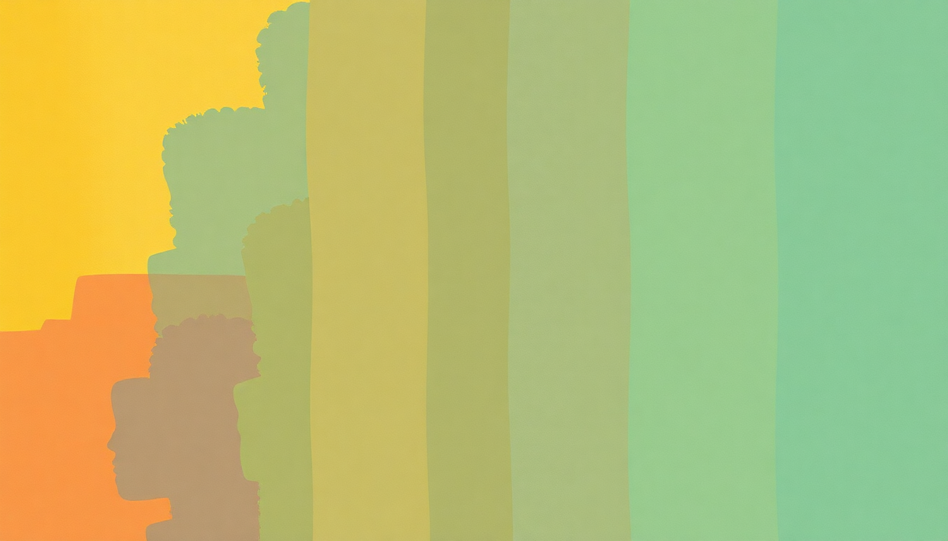 Fan-driven abstract illustration evoking the emotional arc of Pressure Drop by Toots and the Maytals