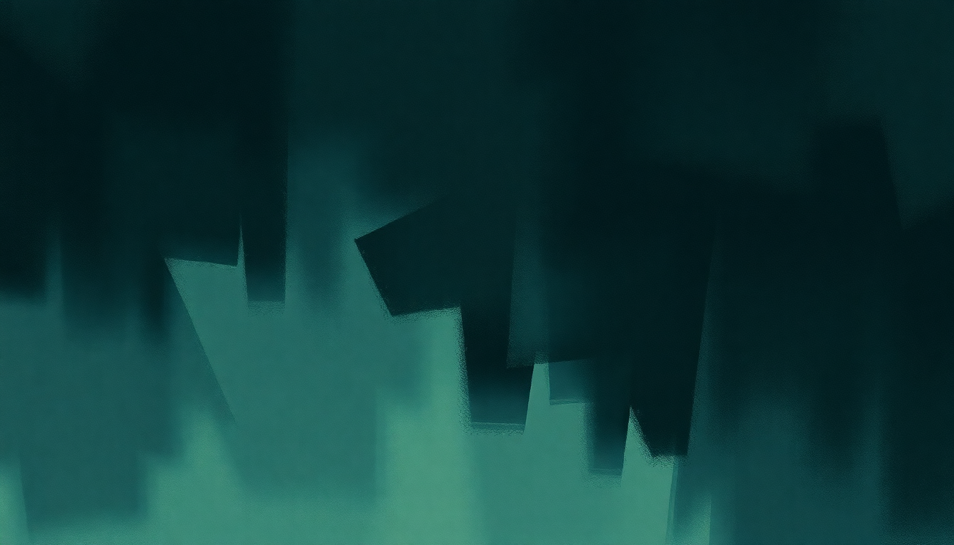 Fan-driven abstract illustration evoking the emotional arc of Pressure by Paramore