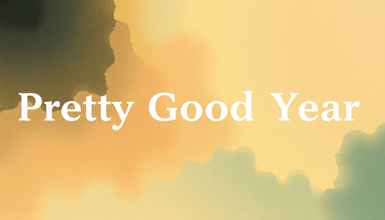 Fan-driven abstract illustration evoking the emotional arc of Pretty Good Year by Tori Amos