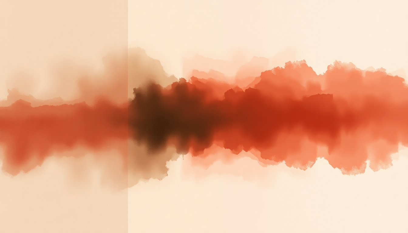 Fan-driven abstract illustration evoking the emotional arc of Pretty Little Fears by 6LACK
