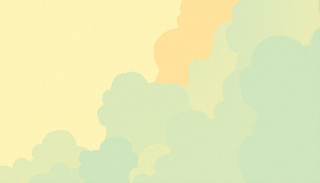Fan-driven abstract illustration evoking the emotional arc of Pretty Mary K by Elliott Smith