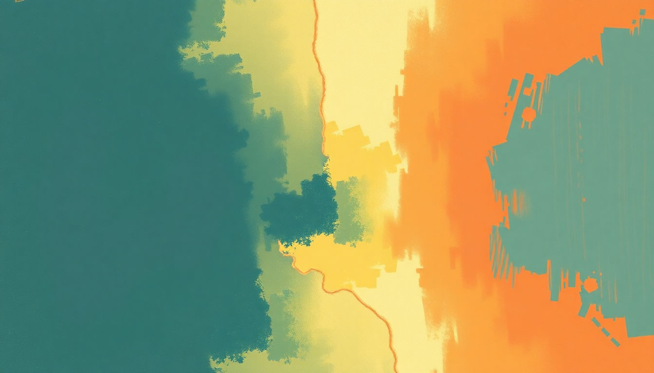 Fan-driven abstract illustration evoking the emotional arc of Pretty Thing by Bo Diddley