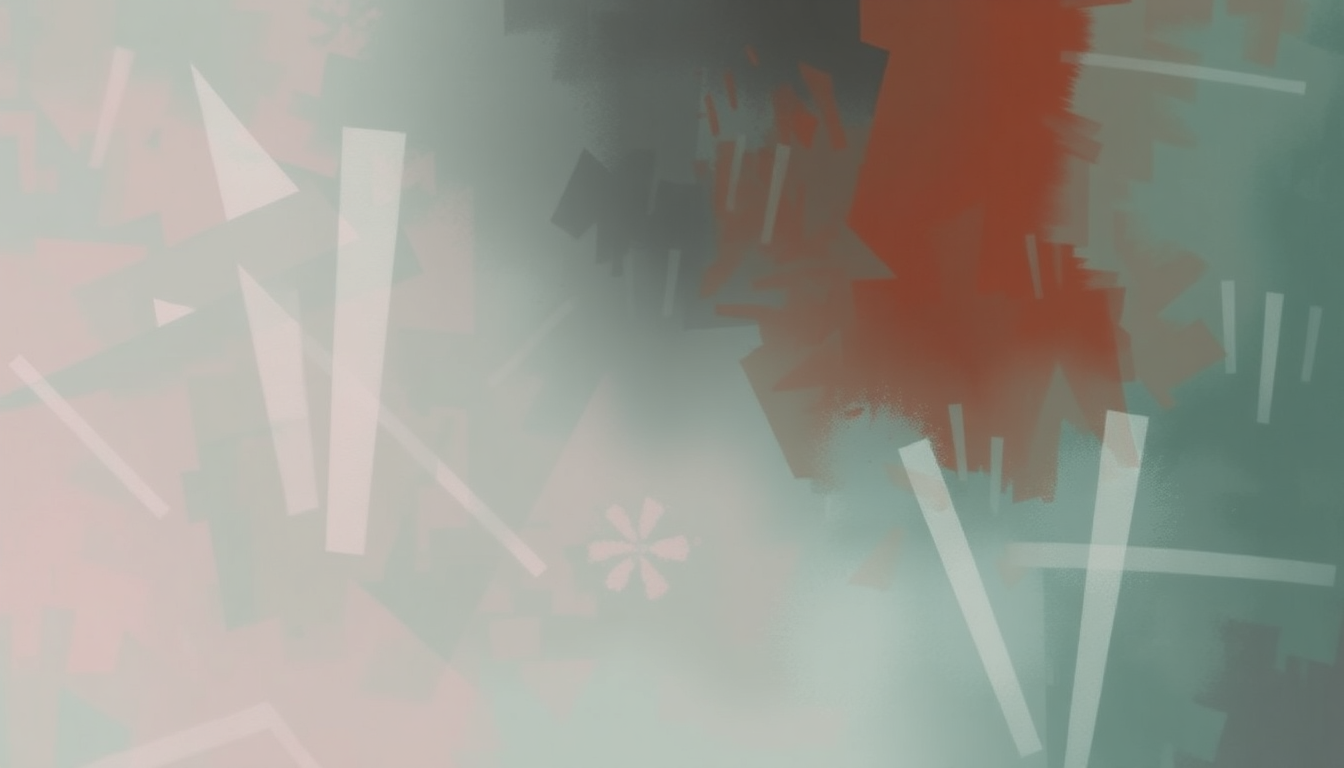 Fan-driven abstract illustration evoking the emotional arc of Pretty Visitors by Arctic Monkeys