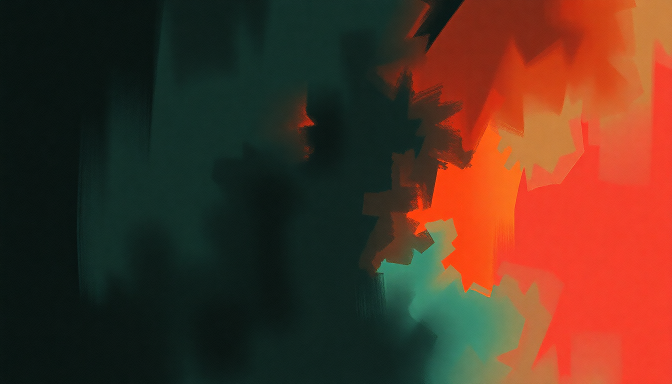 Fan-driven abstract illustration evoking the emotional arc of Pride (In the Name of Love) by U2