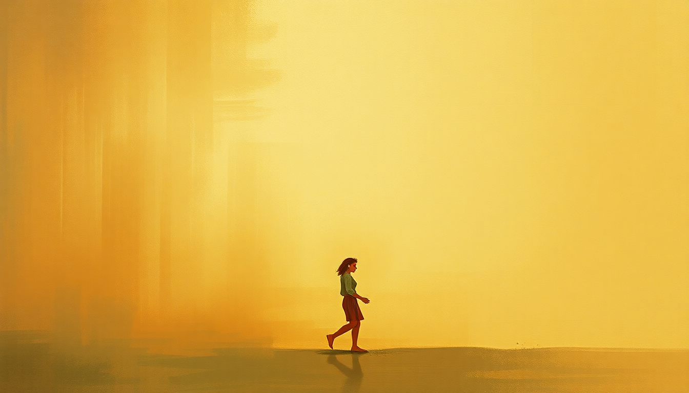 Fan-driven abstract illustration evoking the emotional arc of Prisoner of Love by James Brown