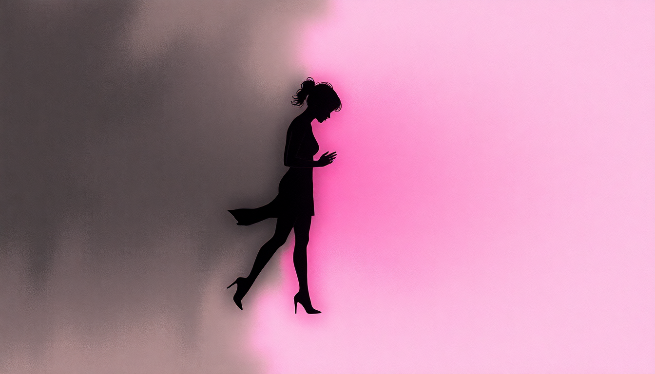 Fan-driven abstract illustration evoking the emotional arc of Private Dancer by Tina Turner