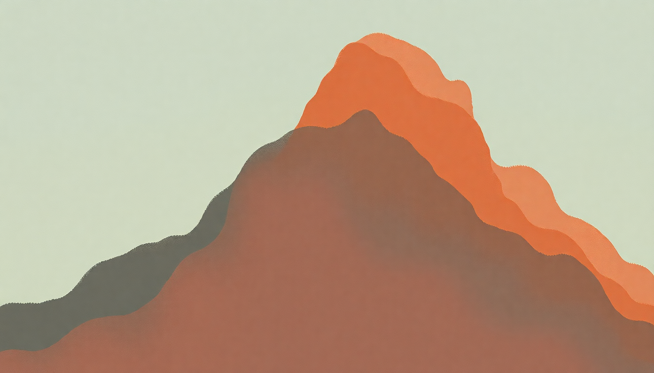 Fan-driven abstract illustration evoking the emotional arc of Proof by Paul Simon