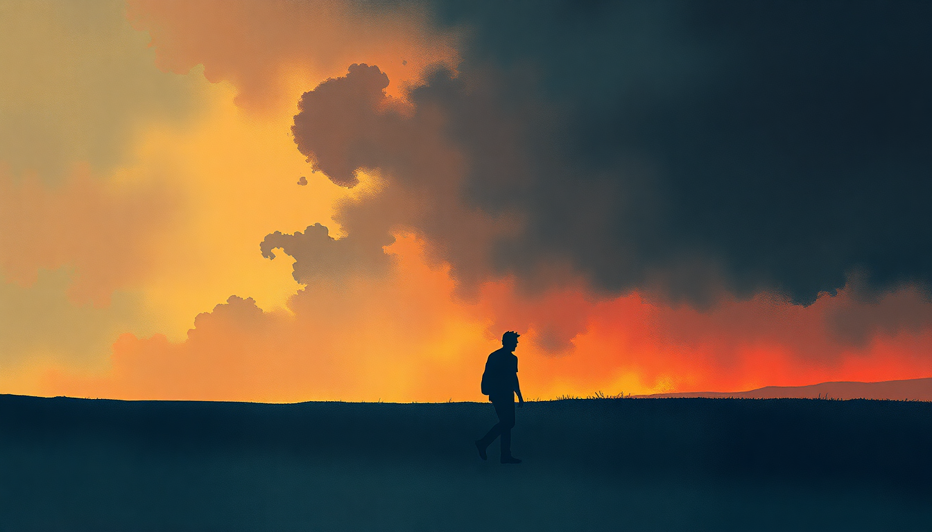 Fan-driven abstract illustration evoking the emotional arc of Prove It All Night by Bruce Springsteen
