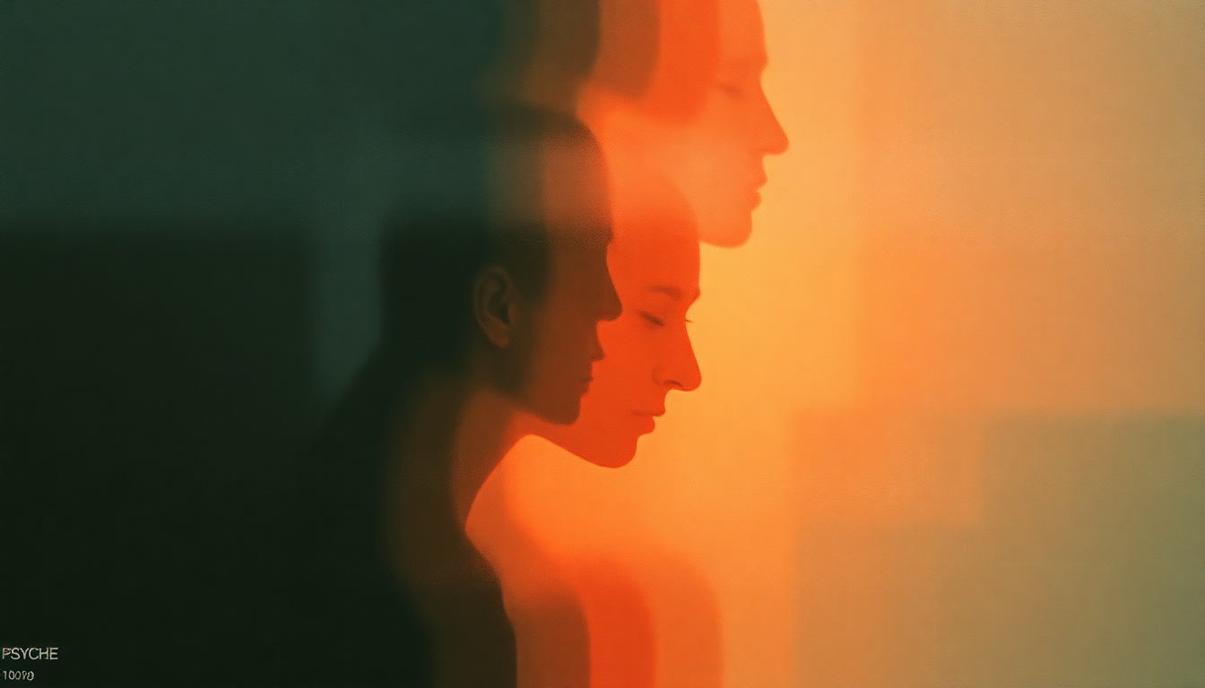 Fan-driven abstract illustration evoking the emotional arc of Psyche by Massive Attack