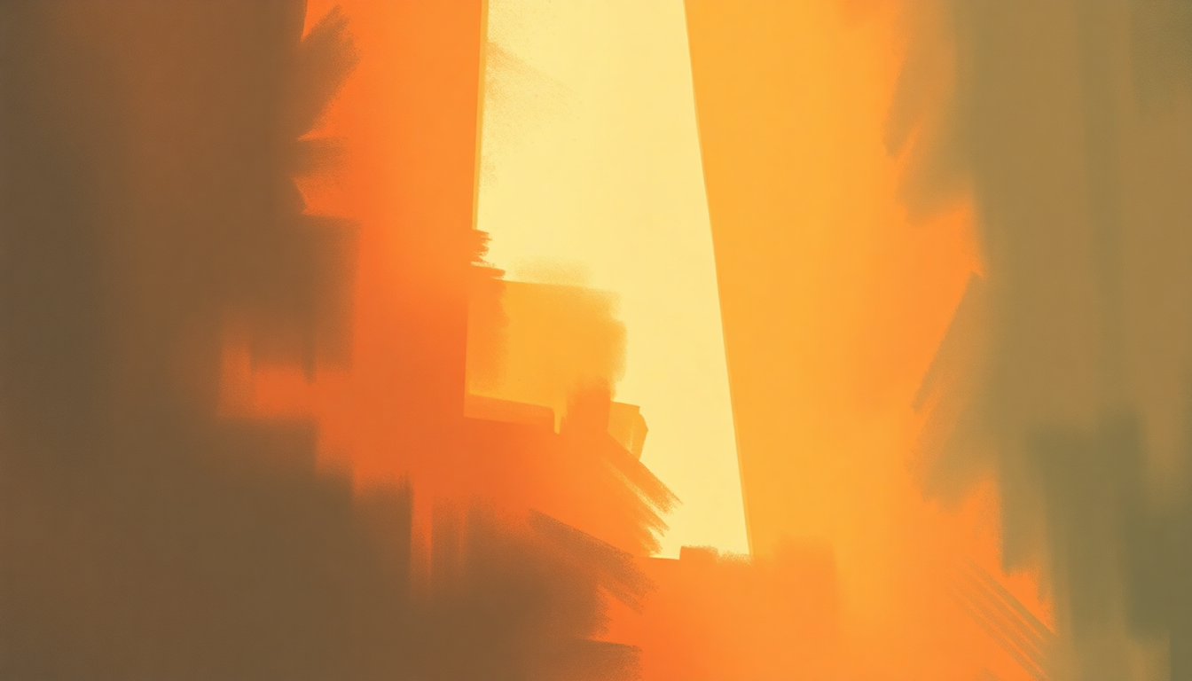 Fan-driven abstract illustration evoking the emotional arc of Pusher Love Girl by Justin Timberlake