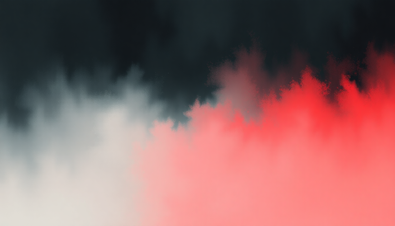 Fan-driven abstract illustration evoking the emotional arc of Pusher by Flume