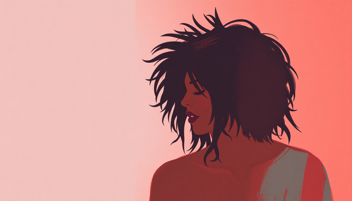 Fan-driven abstract illustration evoking the emotional arc of Pussycat by Missy Elliott