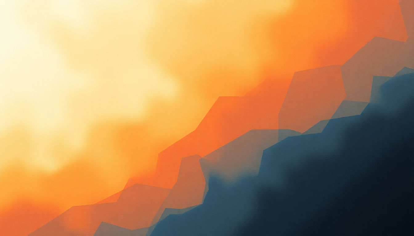 Fan-driven abstract illustration evoking the emotional arc of Put Your Lights On by Carlos Santana
