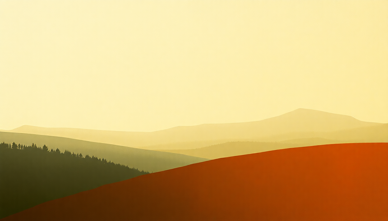 Fan-driven abstract illustration evoking the emotional arc of Quando me n vo by Maria Callas