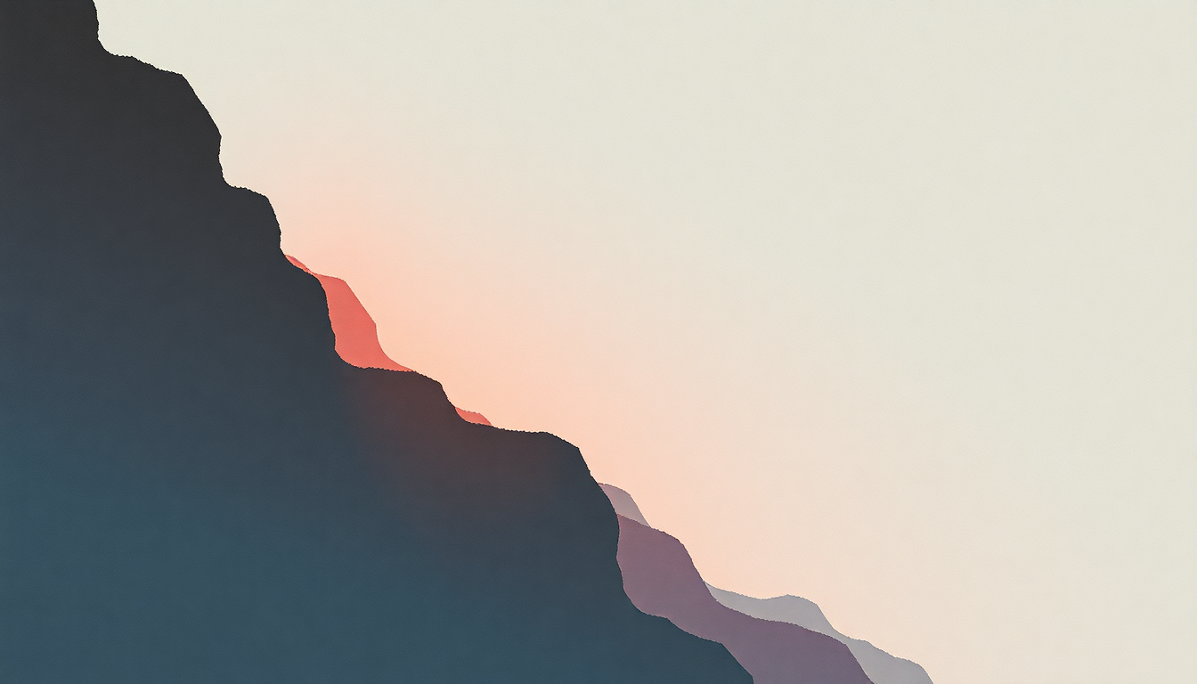 Fan-driven abstract illustration evoking the emotional arc of Que Onda Guero by Beck