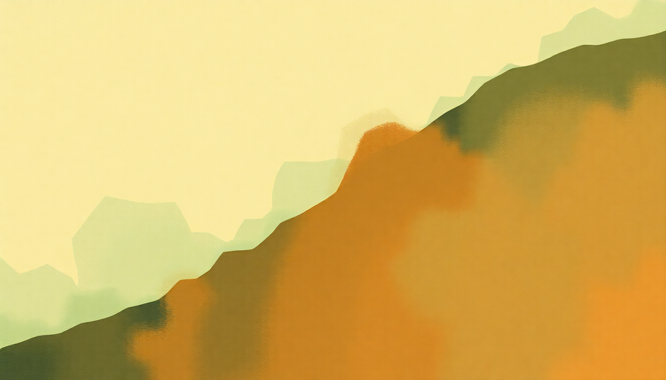 Fan-driven abstract illustration evoking the emotional arc of Questions by Buffalo Springfield