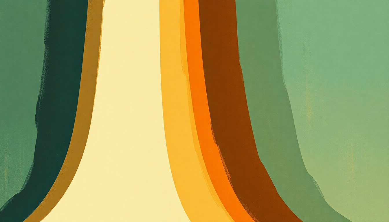 Fan-driven abstract illustration evoking the emotional arc of Quicksand by Martha and the Vandellas