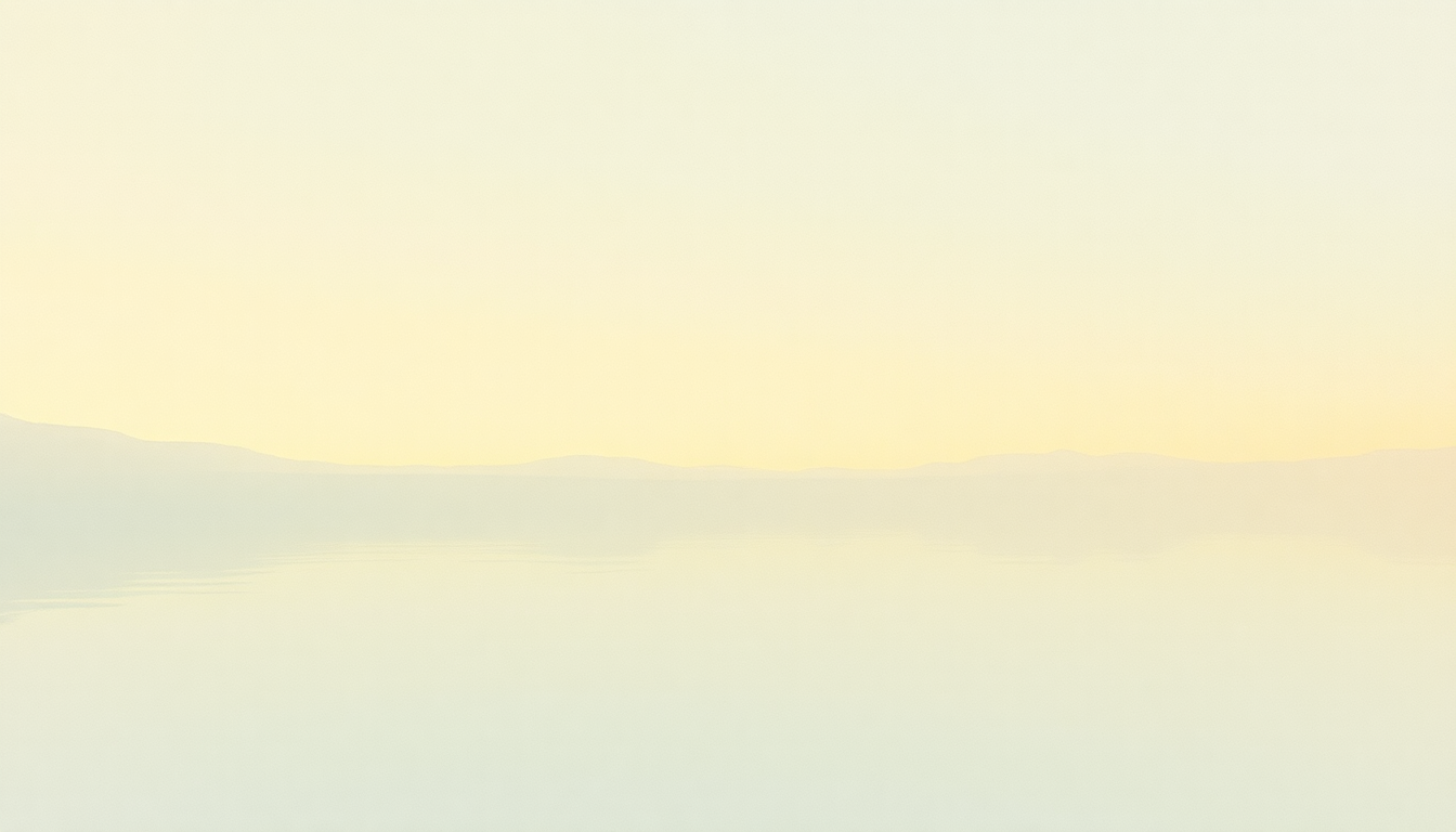 Fan-driven abstract illustration evoking the emotional arc of Quiet Light by The National