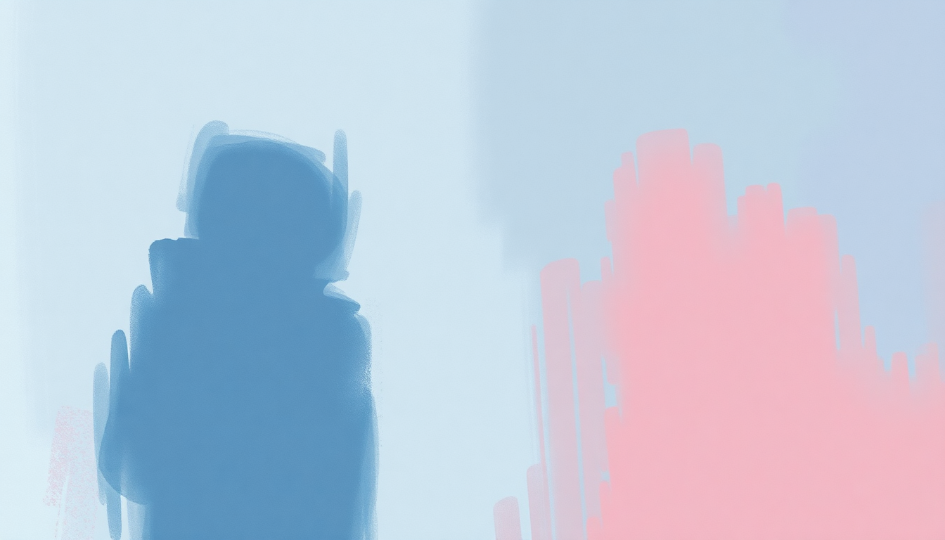 Fan-driven abstract illustration evoking the emotional arc of Rain Rain Go Away by Super Simple Songs