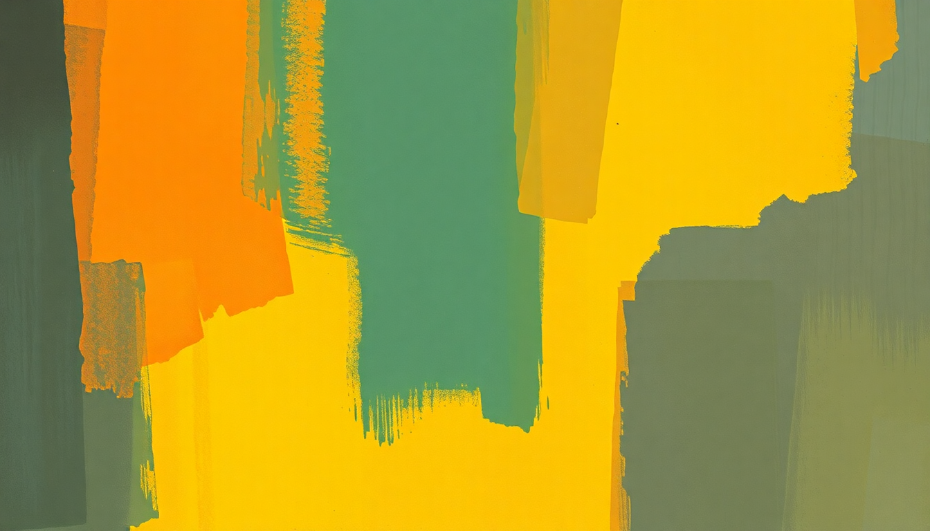 Fan-driven abstract illustration evoking the emotional arc of Ram-Bunk-Shush by The Ventures
