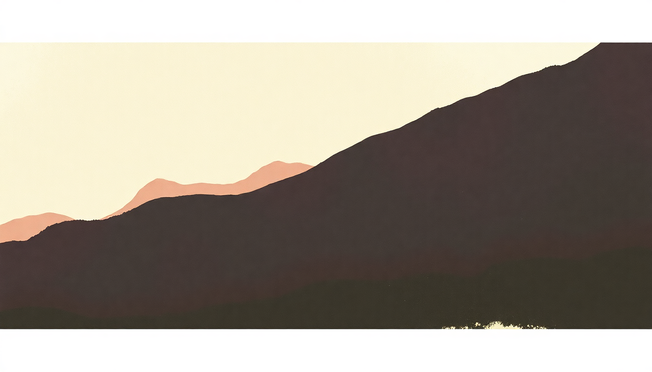 Fan-driven abstract illustration evoking the emotional arc of Ramblin on My Mind by Robert Johnson