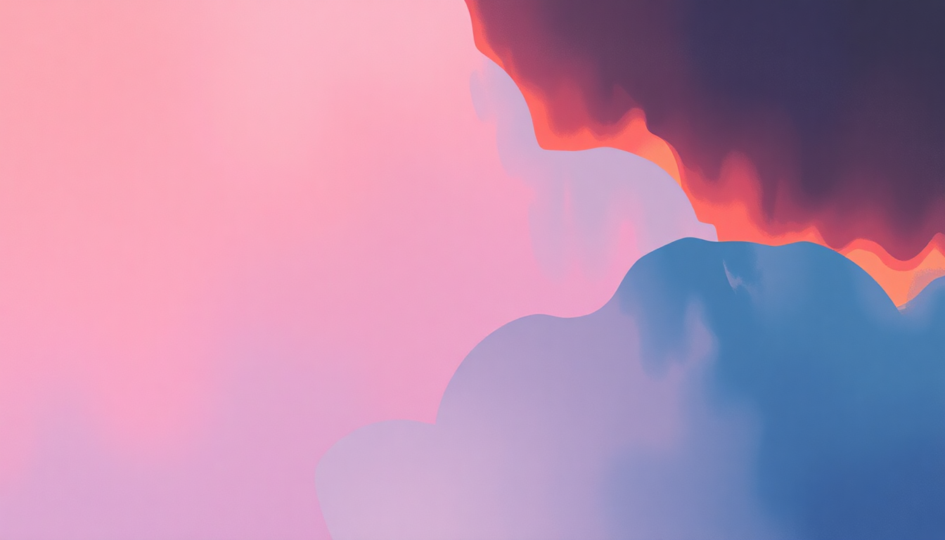 Fan-driven abstract illustration evoking the emotional arc of Random Access Memories by Daft Punk