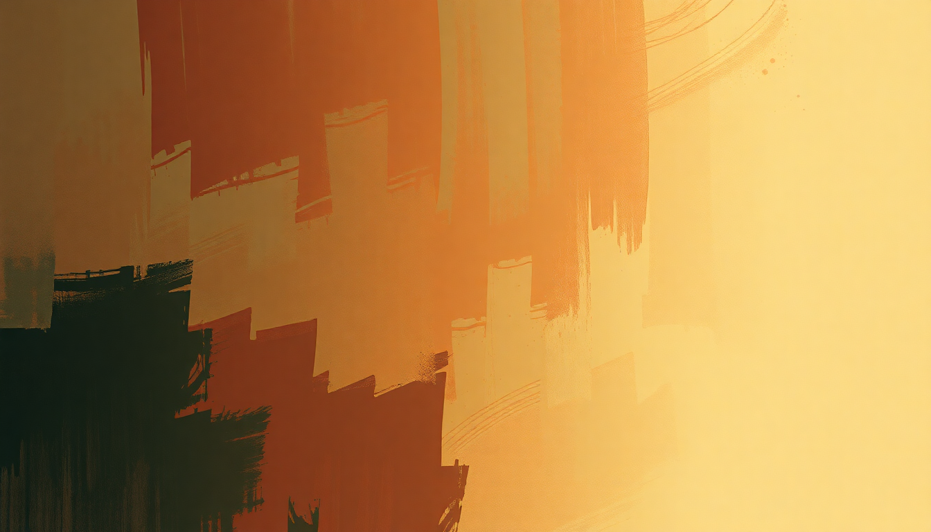 Fan-driven abstract illustration evoking the emotional arc of Rapp Snitch Knishes by MF DOOM