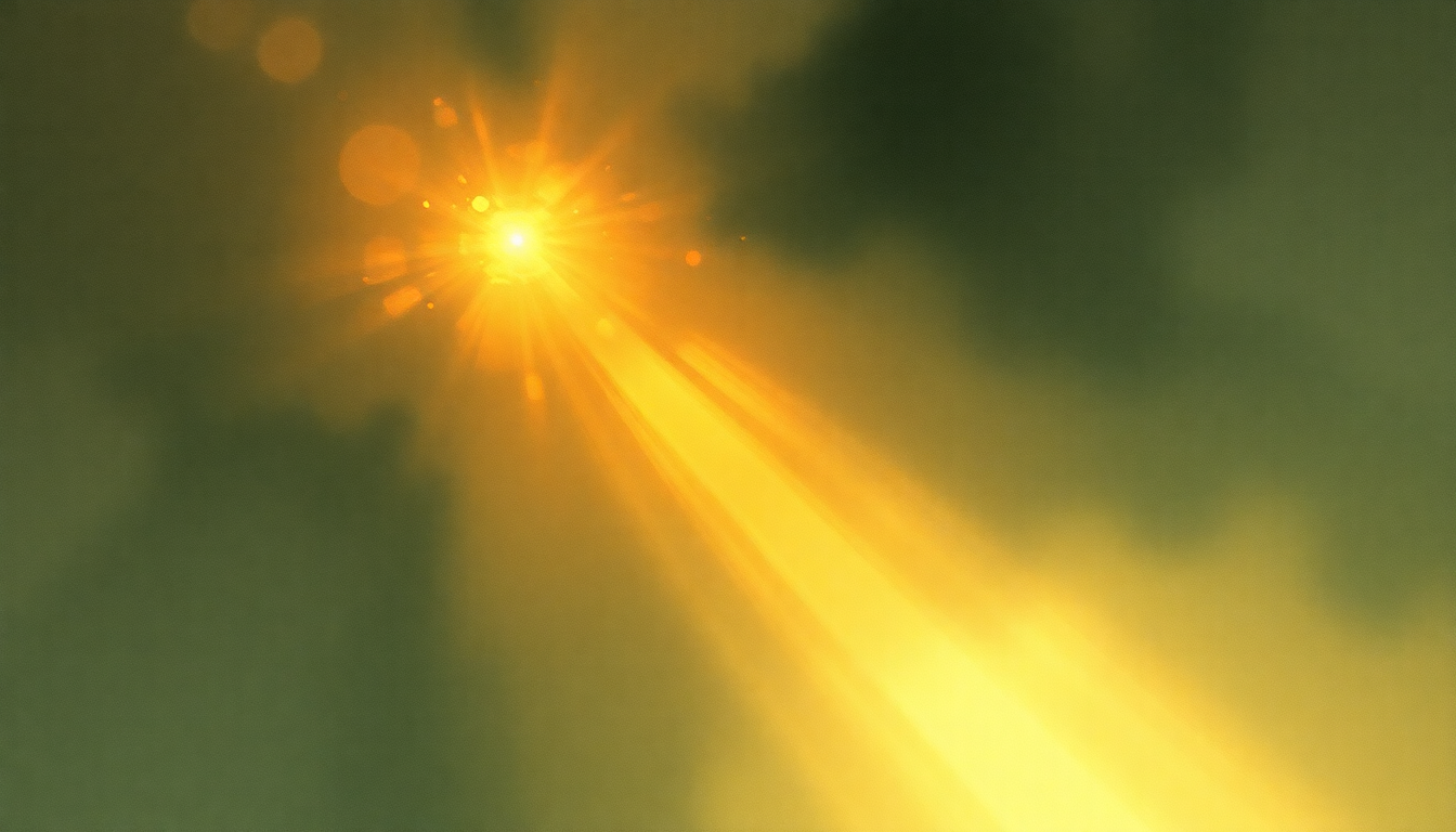 Fan-driven abstract illustration evoking the emotional arc of Ray of Light by Madonna