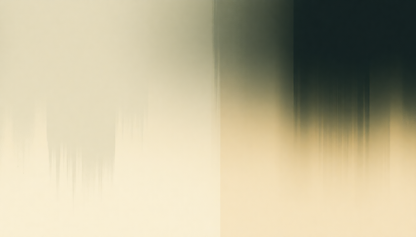 Fan-driven abstract illustration evoking the emotional arc of Reach for the Dead by Boards of Canada