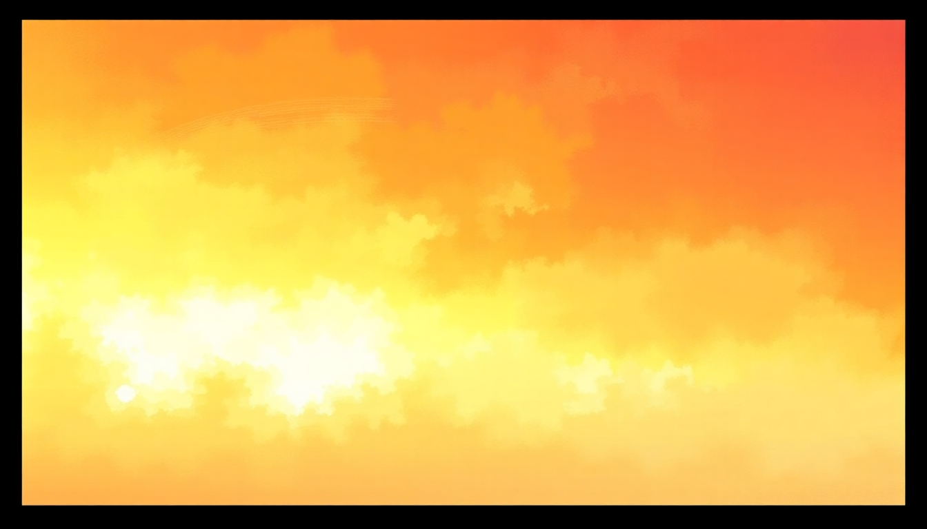 Fan-driven abstract illustration evoking the emotional arc of Reach Out for the Sunrise by Duran Duran
