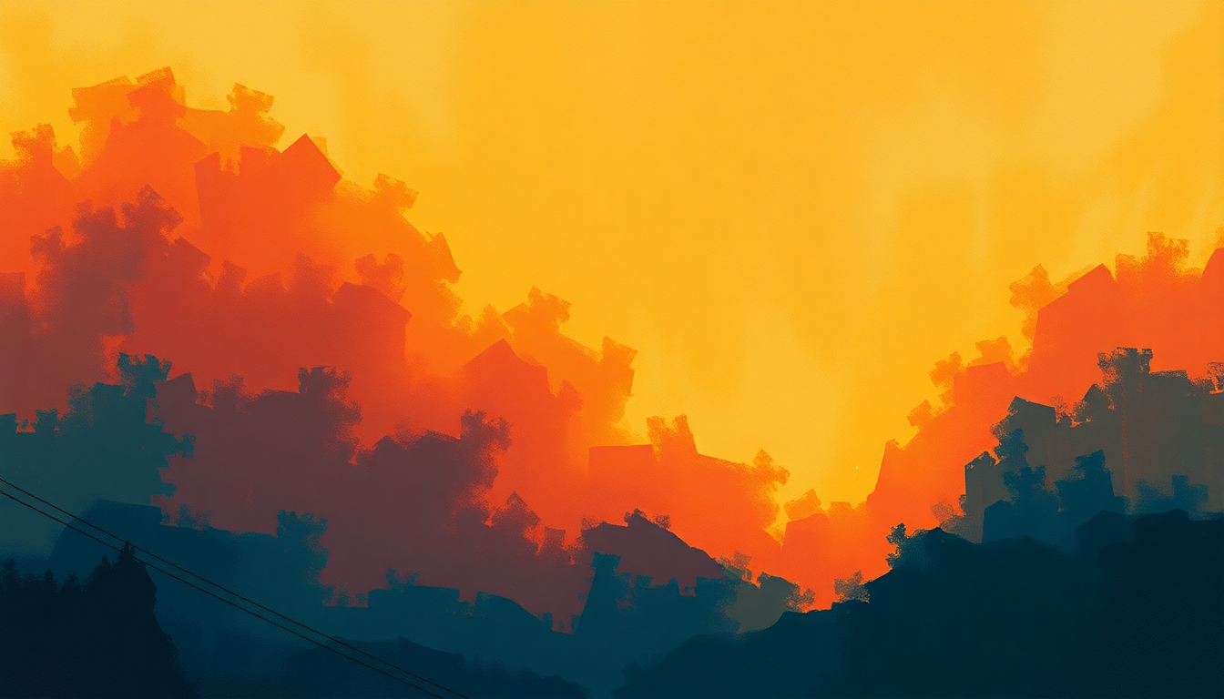 Fan-driven abstract illustration evoking the emotional arc of Real Cool Time by The Stooges