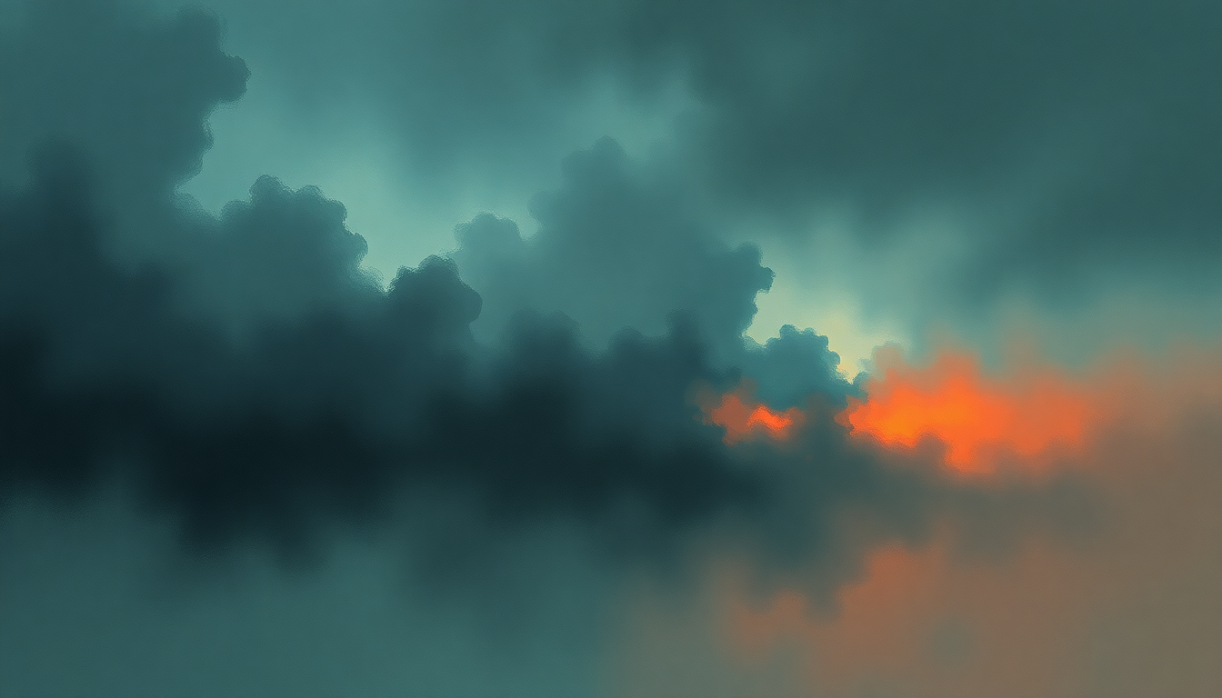 Fan-driven abstract illustration evoking the emotional arc of Reckoner by Radiohead