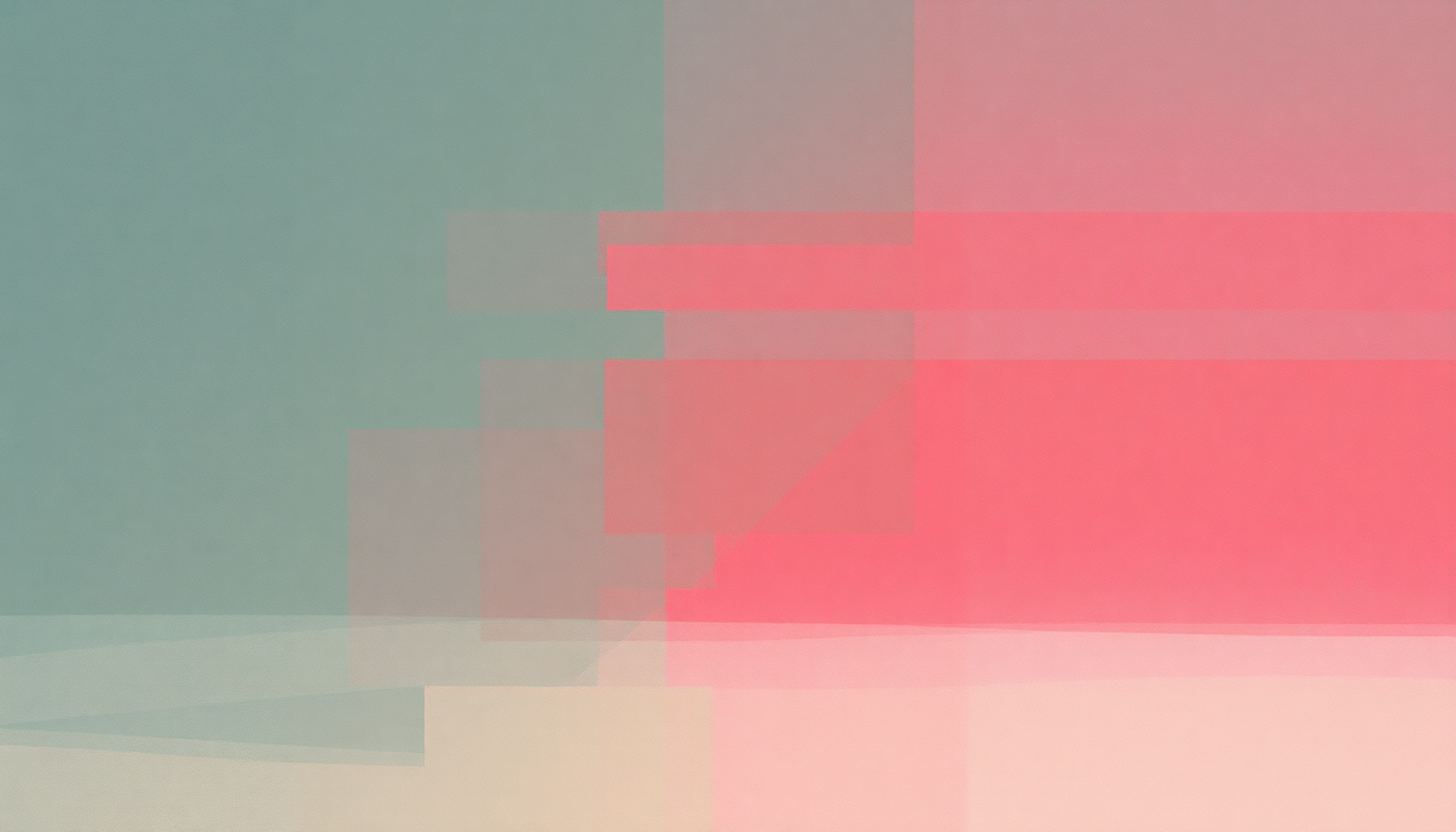 Fan-driven abstract illustration evoking the emotional arc of Red Light Indicates Doors Are Secured by Arctic Monkeys