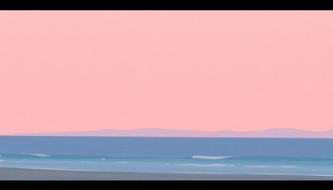 Fan-driven abstract illustration evoking the emotional arc of Redondo Beach by Patti Smith