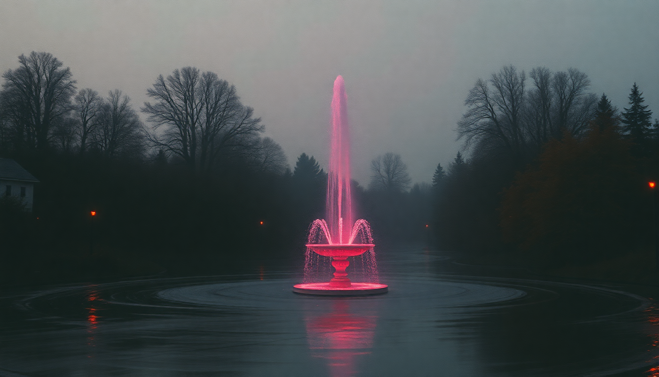 Fan-driven abstract illustration evoking the emotional arc of Reel Around the Fountain by The Smiths