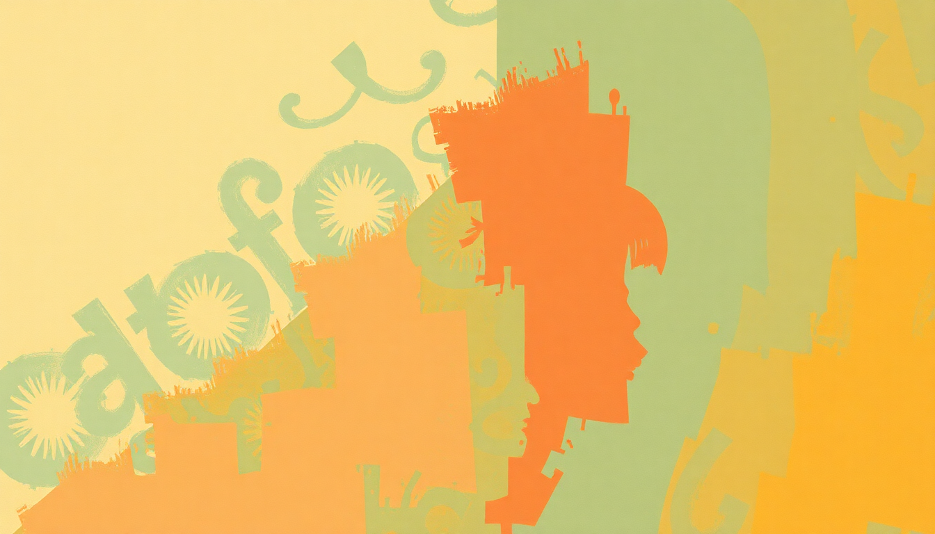 Fan-driven abstract illustration evoking the emotional arc of Reet Petite by Jackie Wilson